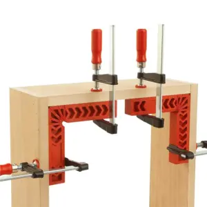 B97A-40Pcs Positioning Squares For Woodworking, 90 Degree Corner Right Angle Clamps Carpenter Corner Clamping Square Tool