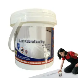 Garage Floor Paint Epoxy Coloured Sand Floor Paint Water Based Self Leveling High Gloss Marble Effect Waterproof Colored