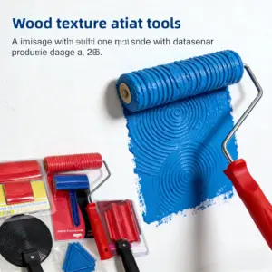 8Pcs 7 Inch Graining Painting Tool Wood Texture Paint Roller Wood Pattern Tools For Wall Room Art Wood Grain Tool Set