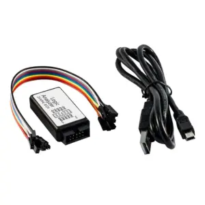 USB Logic Analyzer 8 Channels and 24MHz Sampling Rate for Effective For UART For IIC & For SPI Communication Testing