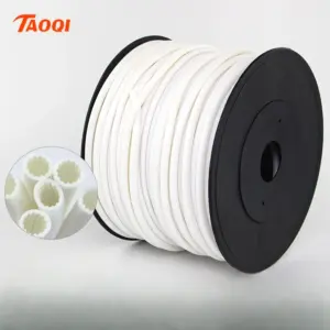 1Roll 1.5mm2 PVC 3mm ID White Handwriting Ferrule Printing Machine Number Plum Tube Wire Sleeve Blank Cable Marker