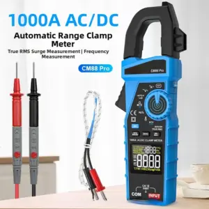 CM88pro Digital Display Clamp Meter 1000A DC True RMS Auto Range Non Contact Voltage Detector Multimeter For Electrical Repair