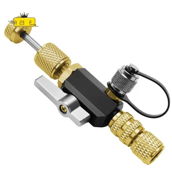 A23E-HVAC Valve Core Removal Tool,1/4"& 5/16" Dual Valve Core Removal Tool For R22 R410A R32 Essential HVAC Tools