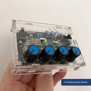 ICL8038 Function Signal Generator Module Sine Square Triangle Signal Generators DIY Welding Practice Kit with Case-A50M