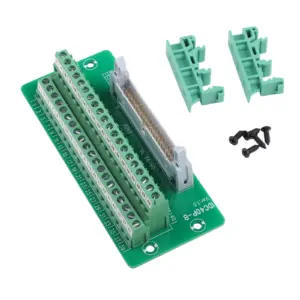 IDC40P B Connector Terminal Block With Bracket For PLC Motor Control DIN Rail Mounting