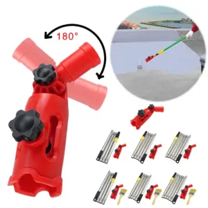 Multi-Angle Paint Brush Extender Retractable Paint Roller Extension Pole Telescopic Rod High Ceilings Paint Edger Tool