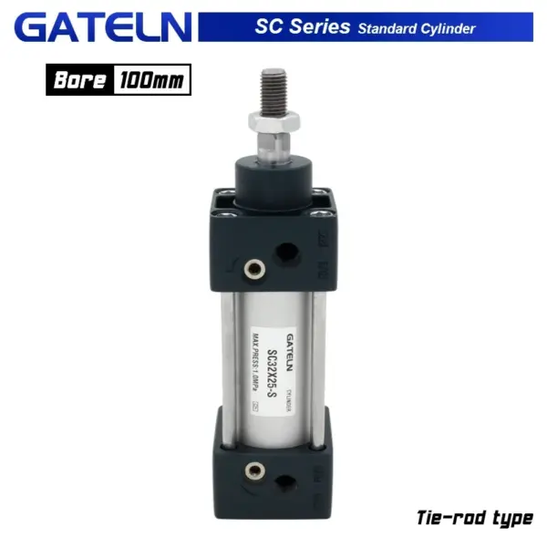 SC100 Standard Air Cylinders Double Acting Pneumatic Cylinder SC100X50 SC100X100 SC100X500 SC100X800S