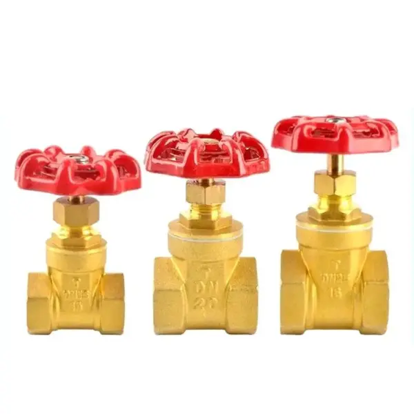 1Pcs Female Thread Brass Gate Valve 1/2" 3/4" 1" Water Valve Switch Valve