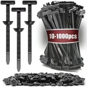 10-1000PCS Nylon Cable Zip Self-Locking Heavy Duty Zip Ties Indoor & Outdoor General Purpose Cable Tie Buckles Releasable
