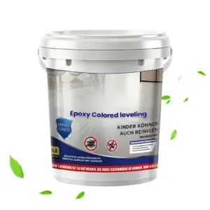 Epoxy Sand Floor Paint Quick Drying High-Gloss Self-Leveling Coating Epoxy Colored Sand Floor Paint for Indoor Outdoor Garage