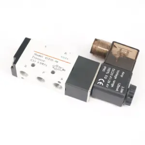 4V210-06 1/8"BSPT Air Valve 5 Port 2 Position Solenoid For Pneumatic System