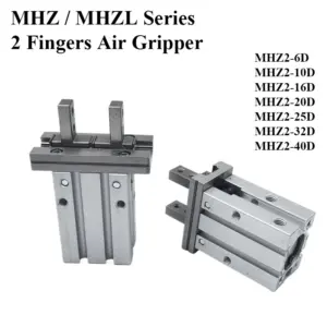 MHZ2-6D 10D 16D 20D 25D 32D 40D MHZ MHZL Series Double Acting Parallel Type Air Gripper Pneumatic 2 Fingers Cylinder