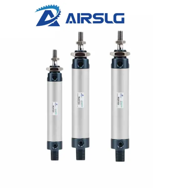 MAL Series Aluminum Alloy Mini Pneumatic Cylinder Double Acting Compact Air Cylinder MAL16 20 25/32/40mm Bore 10-100mm Stroke
