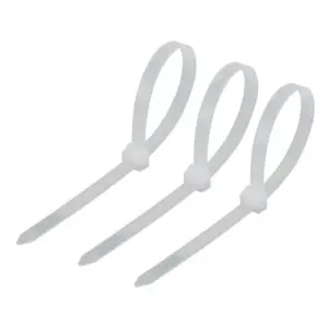 300 Pcs  3*100 3*150 4*200 MRO & Industrial Supply Fasteners & Hardware Cable Nylon Cable Self-locking Plastic Wire Zip Ties Set