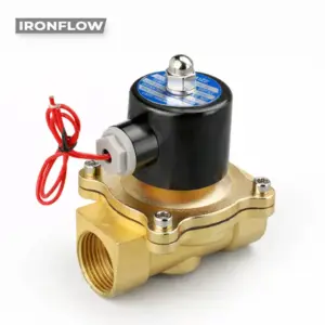 DN15 DN20 DN25 Brass Electric Solenoid Valve 1/2" 3/4" 1" Normally Closed Pneumatic For Water Oil Air 12V 24V 220V