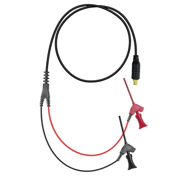 Excellent Contact Performance MCX Connector Oscilloscope Clip Black Red Oscilloscope Probe 1 1 Attenuation Ratio