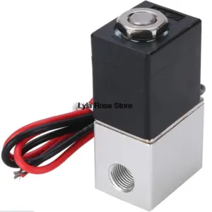1Pc 2 Way Normally Closed Direct-Acting Pneumatic Valves for Water Air Gas DC12V24V AC24V110V220V380V Solenoid Valve 1/4"1/8"BSP