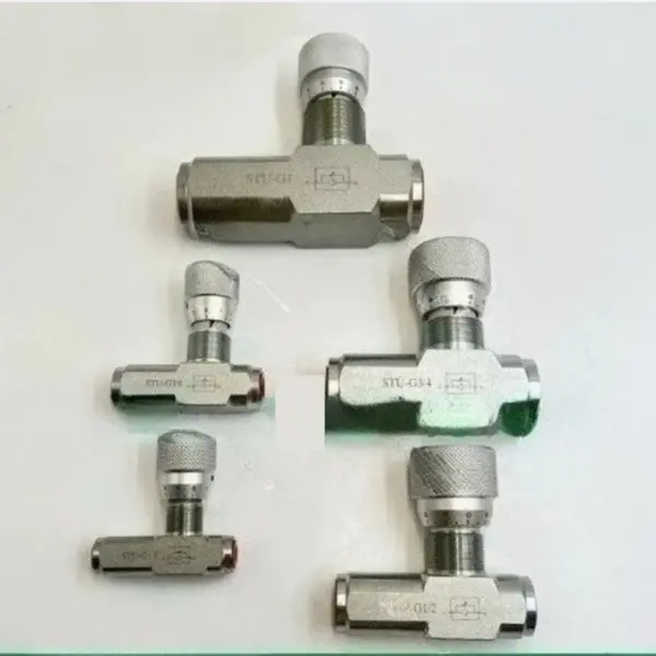 Flow Control Valve STU Hydraulic Throttle Valve One-way STU-G1/4 STU-G3/8 STU-G1/2 STU-G3/4 STU-G1