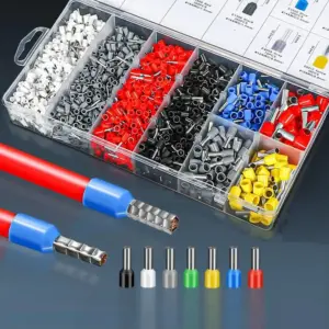 400 pcs Durable Wire Connect Insulated Connector Crimp Terminator Cold Pressed Insulated Termina