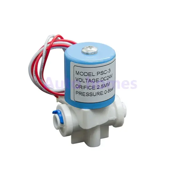 PSC-3 2 Way Plastic Dispenser Solenoid Valve 1/4 Pipe 24V 12V DC Flow