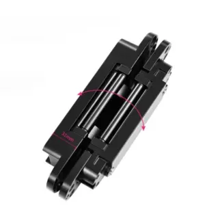 Adjustable heavy-duty hinge for wooden doors; hidden hardware; butt hinge; furniture accessories; zinc alloy hidden folding part