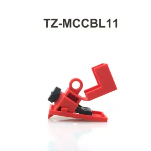Electrical MCB Clamp On Circuit Breaker Safety Lockout Tagout Lockout Clamp On Circuit Breaker Lockout Device Loto Breaker Locks
