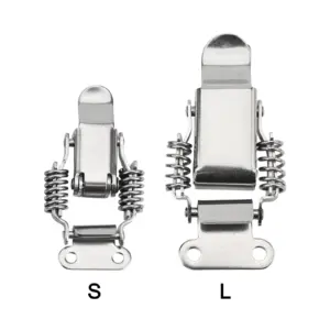 Catch Clip Spring Loaded Clamp Home Improvement Installation Hardware Locking Mechanism Pre-drilled Mounting Holes