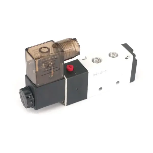 4V210-06 4V210-08 1/8"BSPT 1/4"BSPT Air Valve 5 Port 2 Position Solenoid Valve For Pneumatic System