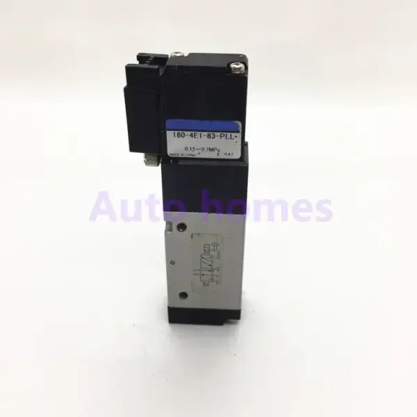 2 Positions 5 Ports Solenoid Valve 180-4E2-83-PLL Pneumatic Control Valve DC24V Double Solenoid