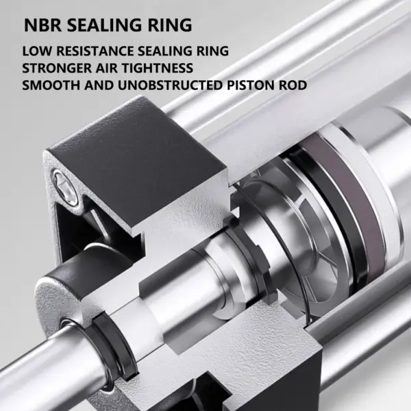 ABILKEEN SC125X300 Standard Pneumatic Cylinder 125mm Bore Size X 300 MM Stroke Double Acting Air Standard Cylinder