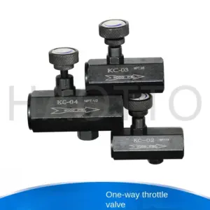 One-way Throttle Valve, Regulating Valve, Flow Control Valve KC-02 03 04 06 Hydraulic/hydraulic Tubular 2026 Years For As Pictur