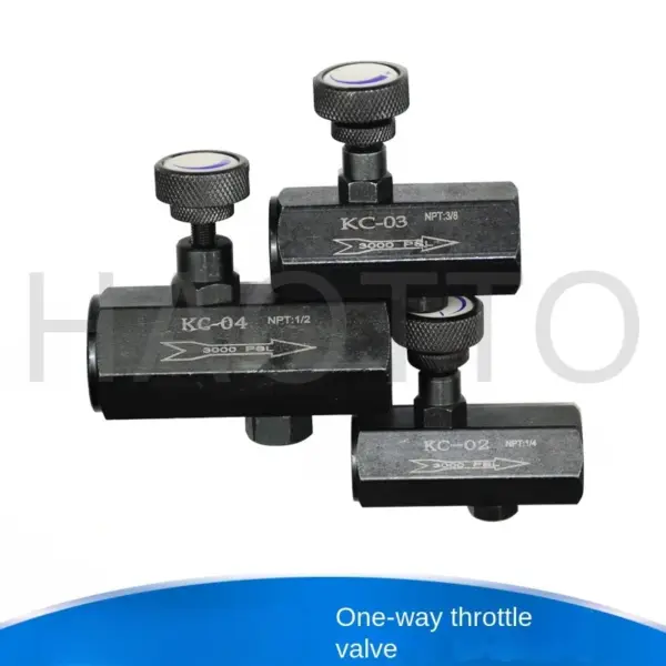 One-way Throttle Valve, Regulating Valve, Flow Control Valve KC-02 03 04 06 Hydraulic/hydraulic Tubular 2026 Years For As Pictur