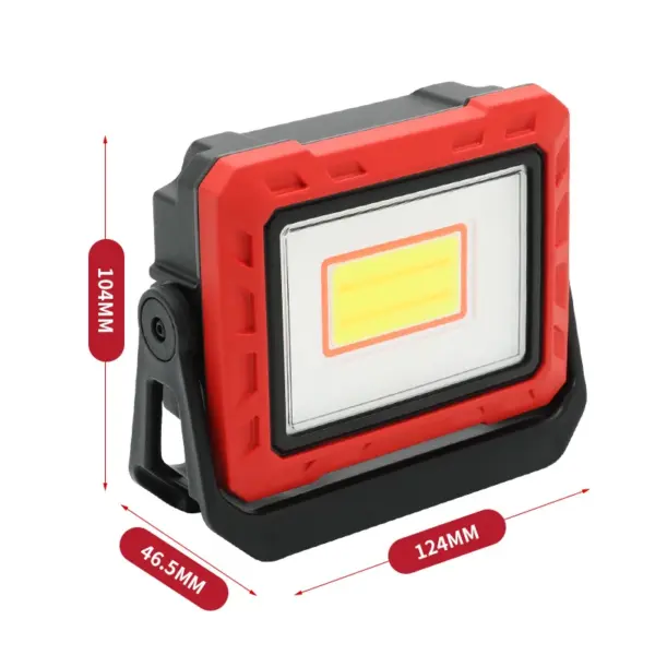 4000mAh LED Work Light: 2000LM Portable Work Light & Magnet IP33 Flood Light for Outdoor Indoor Job Site Workshop Garage Gift