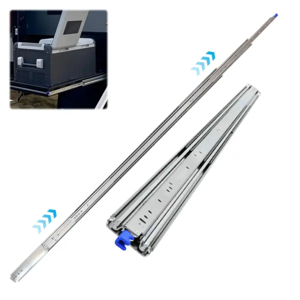 Side Mount Industrial Slides Wear Resist Full Extension Ball Bearing Rails Professional Drawer Runners for Furniture Hardware