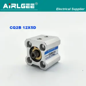 CQ2B12x5D Double Acting Mini Pneumatic Thin Air Cylinder Bore 12mm Stroke 5mm