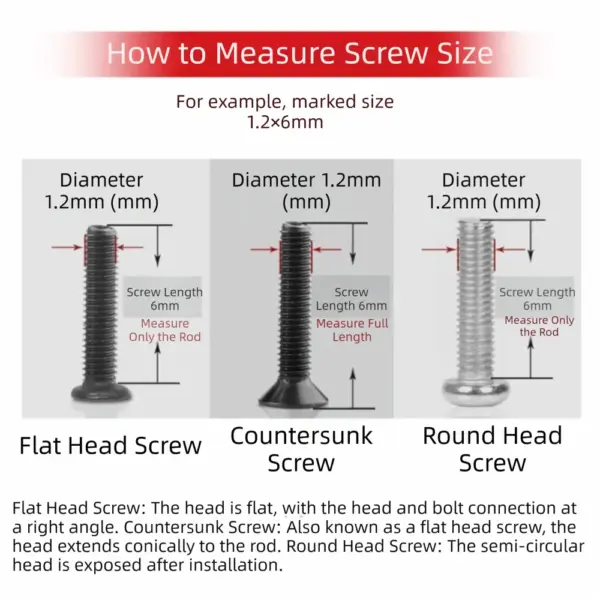 Tool Kit Assorted Mini Screws Set Cross Silver Repair Tool Kit Boxed Micro Screws Watch Repair