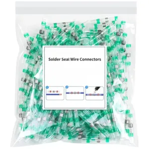 0.75-1.5 mm Solder Seal Kit 100 Piece Connector Kit Marine Electrical Waterproof Insulation No Crimping Or Soldering