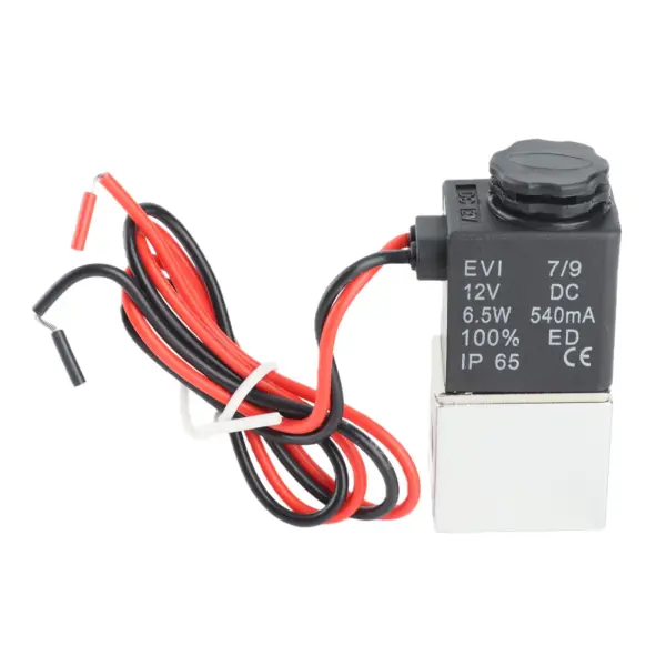 12V DC 1/4" 2 Way Normally Closed Pneumatic Valve Aluminum Electric Solenoid Air Valve