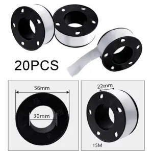 20Pcs PTFE Thread Seal Tapes 10Meters x 19mm Accessories Waterproof Multipurpose