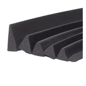 Custom EPDM Foam Triangular Sealing Strip,2M,UV Resistant,Waterproofing EPDM Sponge Weatherstrip for Doors,Windows,Machinery