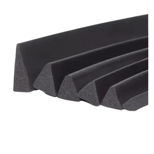 Custom EPDM Foam Triangular Sealing Strip,2M,UV Resistant,Waterproofing EPDM Sponge Weatherstrip for Doors,Windows,Machinery
