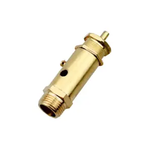 1pc Air Compressor Safety Relief Valve 0.15-0.95MPa DN25(1”) Pressure Release Copper Valve for HVAC Plumbing Automotive