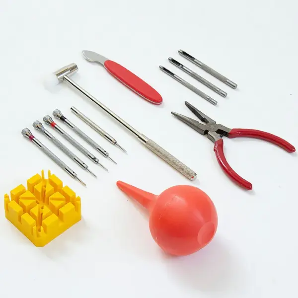 Watch Repair Tool Set Remove The Bracelet, Replace  Battery, Open Back Cover To Adjust, and Adjust Watch for Maintena