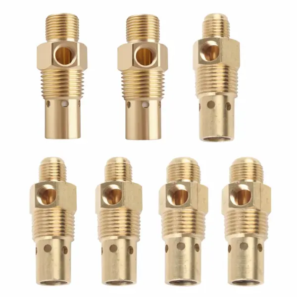 1Pc Air Compressor Brass Check Valve One-Way Check Valve G3/8" Male NPT Pipe Thread G1/2" Compression Thread In Tank Check Valve