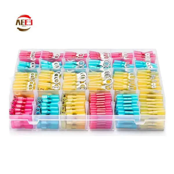 AEE3-560PC Marine Grade Heat Shrink Wire Connectors-Electrical Connectors Kit AWG22-10 Waterproof Insulated Crimp Connector
