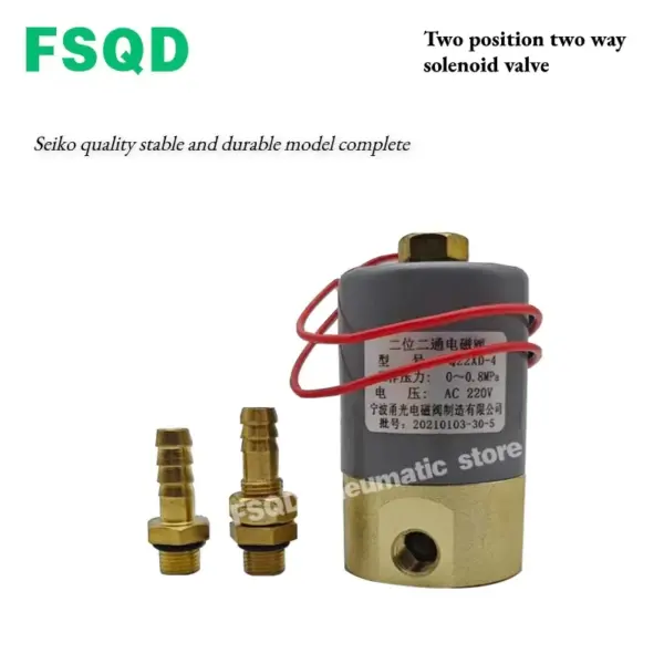 Two position two way  solenoid valve Ion welder valve DF2-3-B VQ22XD Q22XD-3-4-5 pneumatic tool