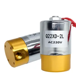 Pneumatic Q23XD-2L two-position three-position normally closed miniature solenoid valve Q22XD-2L copper pilot valve