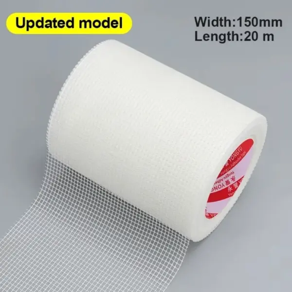 Self-Adhesive Drywall Joint Tape Alkali Resistant Heavy Duty Fiber Mesh Crack Patch Tape Fiberglass Wall Repair Fabric