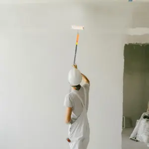 Telescoping Paint Roller Extension Pole Stainless Steel Adjustable 1.2m-2.4m for High Ceiling Wall Painting DIY Renovation Tools