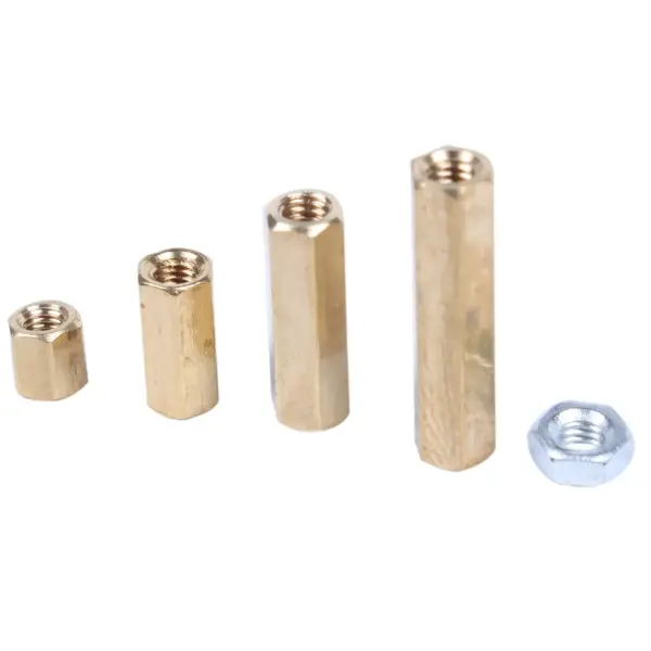 ABYA M3 Male-Female Hex Brass Standoff Bolt Screw Nut Motherboard Assortment Kit Mount 120Pcs